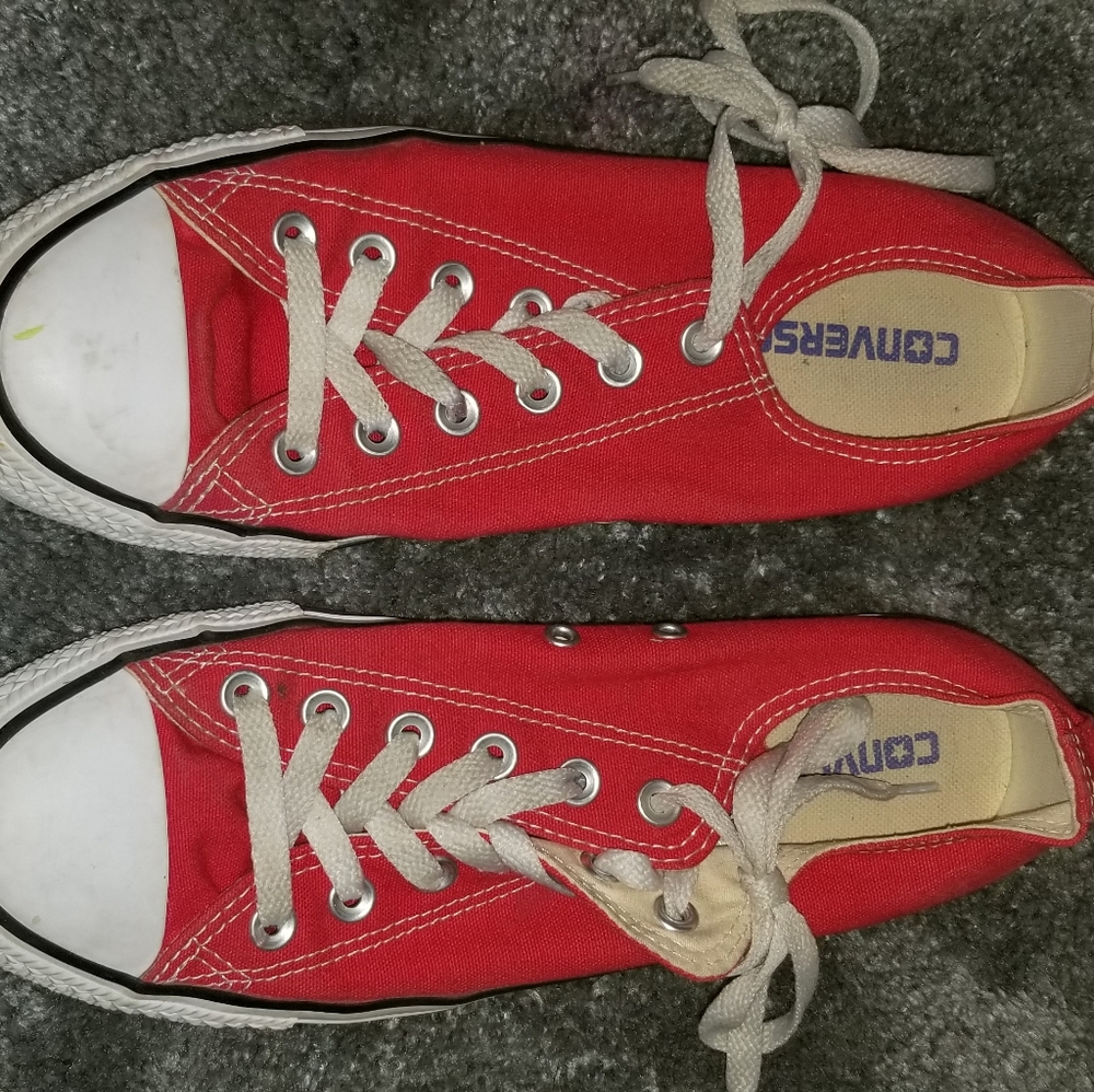 Red Converse All Stars